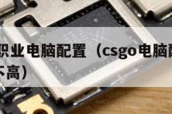 csgo职业电脑配置（csgo电脑配置要求高不高）