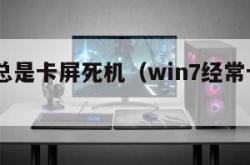 win7总是卡屏死机（win7经常卡死不动）