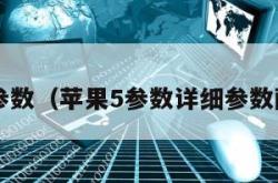 苹果5参数（苹果5参数详细参数配置参）