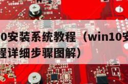 win10安装系统教程（win10安装系统教程详细步骤图解）