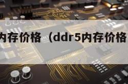 ddr5内存价格（ddr5内存价格多少起步）