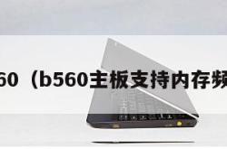 b560（b560主板支持内存频率）